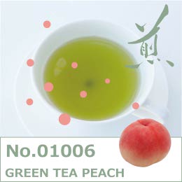 煎茶　ピーチフレーバー